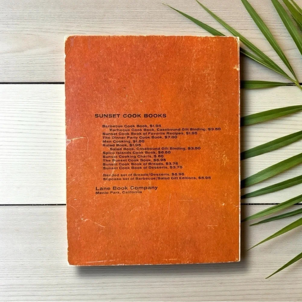 Vintage 1964 Sunset Barbecue Cook Book – Lane Book Company